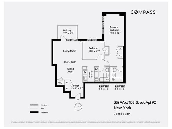 352 West 110th Street 9C, New York NY 10025