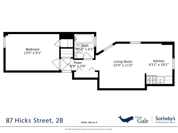 87 Hicks Street 2B, Brooklyn NY 11201