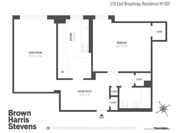 210 East Broadway H1305, New York NY 10002