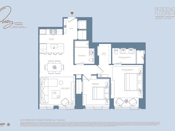 50 Bridge Park Drive 25E, Brooklyn NY 11201