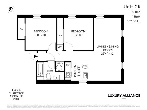1474 Bushwick Avenue 2R, Brooklyn NY 11207