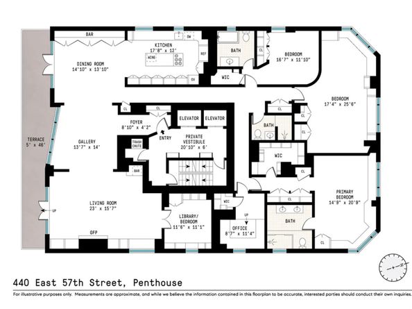 440 East 57th Street PH, New York NY 10022