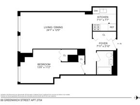 88 Greenwich Street 2704, New York NY 10006