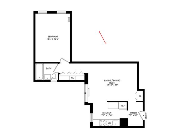 418 St Johns Place 2F, Brooklyn NY 11238