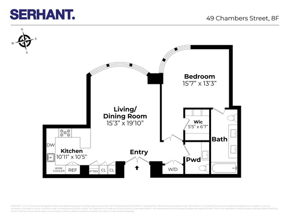49 Chambers Street 8F, New York NY 10007