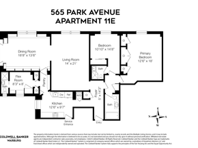 565 Park Avenue 11E, New York NY 10065