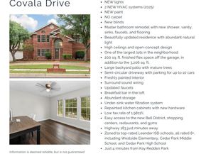 206 Covala DR, Cedar Park TX 78613
