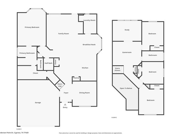 15238 Henderson Point Drive, Cypress TX 77429