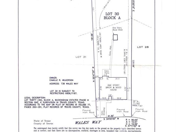 736 Wales WAY, Austin TX 78748