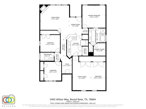 2403 Willow WAY, Round Rock TX 78664