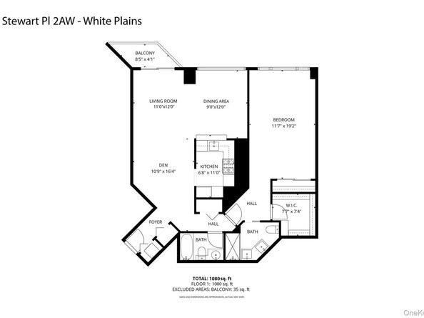 10 Stewart Place 2AW, White Plains NY 10603