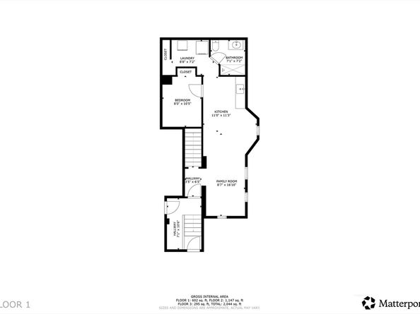 48 Harvard St 1, Newton MA 02460