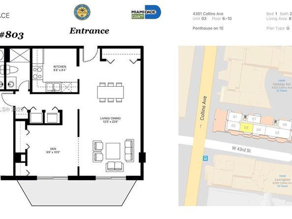 4301 Collins Ave 803, Miami Beach FL 33140