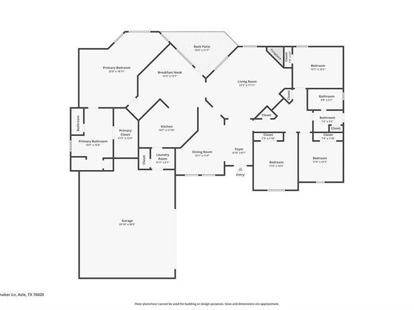 1805  Spinnaker Lane , Azle Texas 76020