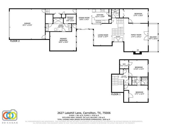 2627  Lakehill Lane , Carrollton Texas 75006