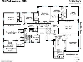 570 Park Avenue 6BD, New York NY 10065