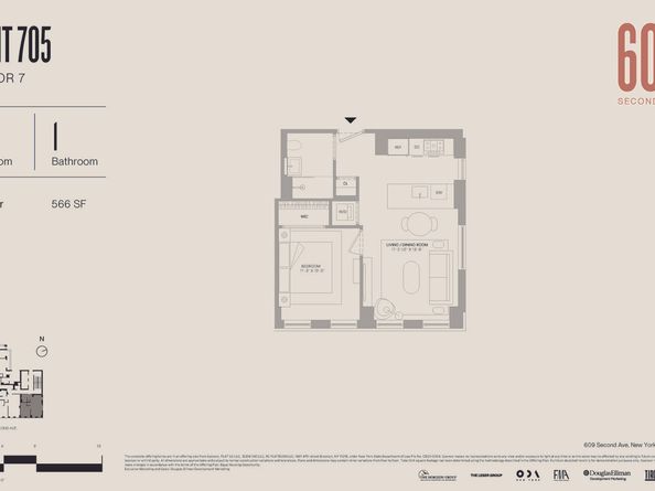 609 2nd Avenue 705, New York NY 10016