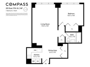 201 East 17th Street 14F, New York NY 10003