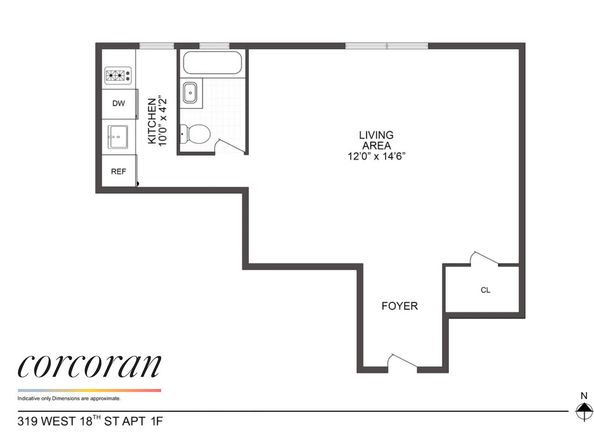 319 West 18th Street 1F, New York NY 10011