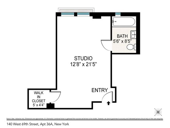 140 West 69th Street 36A, New York NY 10023