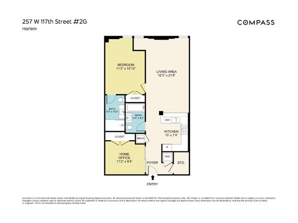 257 West 117th Street 2G, New York NY 10026