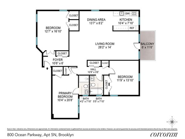 800 Ocean Parkway 5N, Brooklyn NY 11230