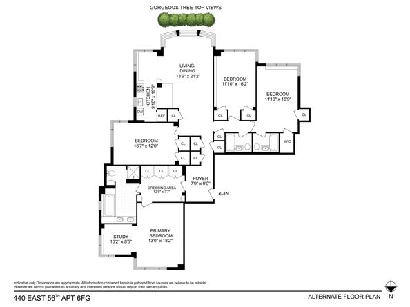 440 East 56th Street 6FGH, New York NY 10022