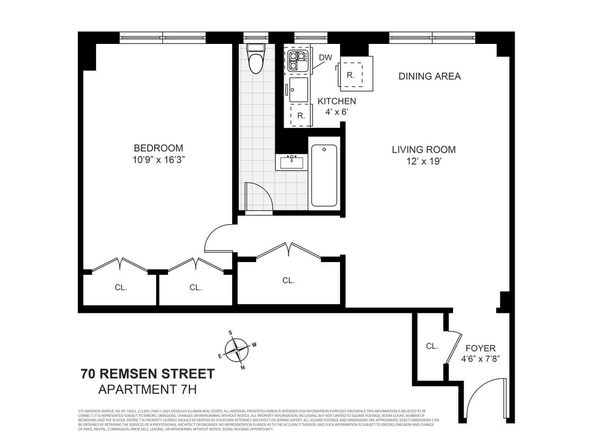 70 Remsen Street 7H, Brooklyn NY 11201