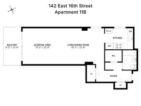 142 East 16th Street 11B, New York NY 10003
