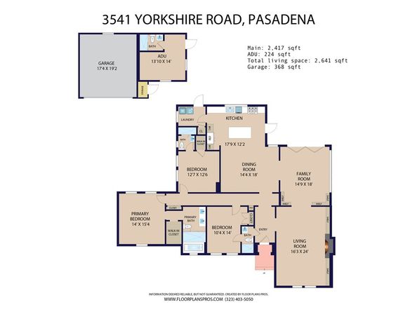 3541 Yorkshire, Pasadena CA 91107