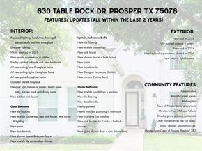 630  Table Rock Drive , Prosper Texas 75078