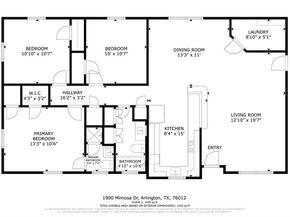 1900  Mimosa Drive , Arlington Texas 76012