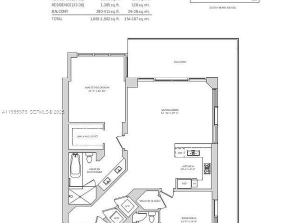 68 SE 6th St 1201, Miami FL 33131