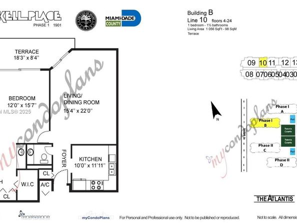 1901 Brickell Ave B2310, Miami FL 33129