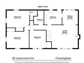 25 Lanewood Ave., Framingham MA 01701