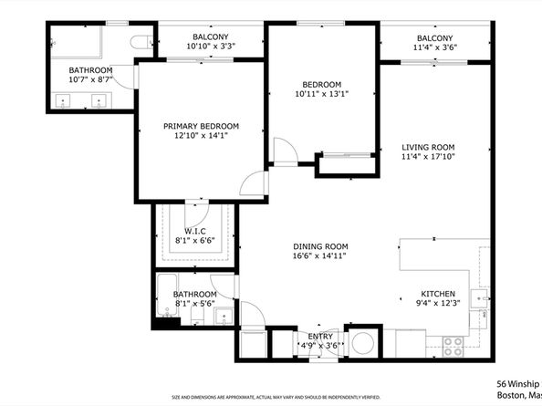 56 Winship St 302, Boston MA 02135