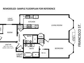 1234 Francisco Street 3, San Francisco CA 94123