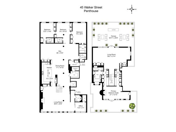 45 Walker Street PH, New York NY 10013