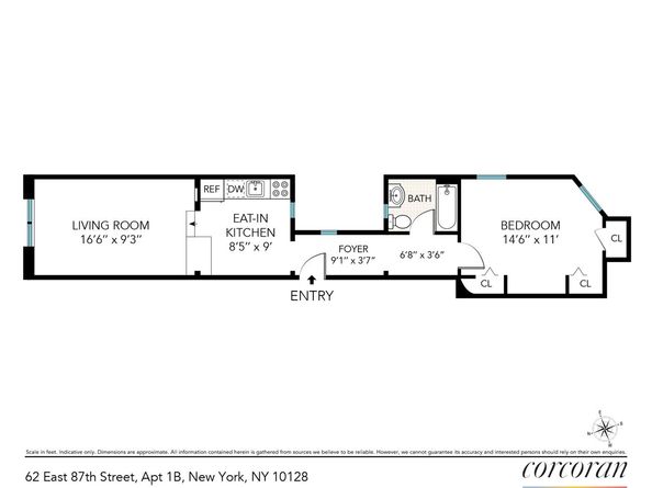 62 East 87th Street 1B, New York NY 10128