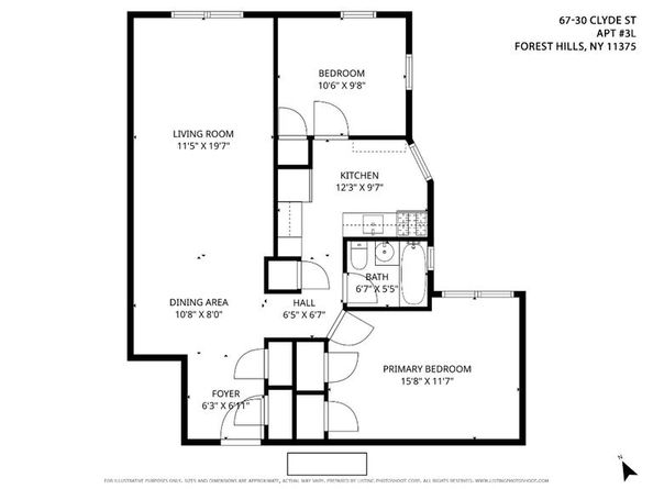 67-30 Clyde Street 3L, Queens NY 11375