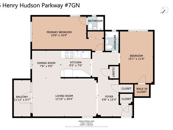 3616 Henry Hudson Parkway 7GN, Bronx NY 10463