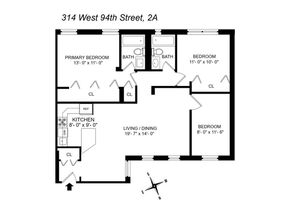 314 West 94th Street 2A, New York NY 10025