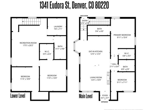 1341 Eudora Street, Denver CO 80220