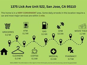 1375 Lick Ave 522, San Jose CA 95110