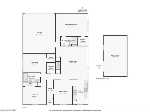 2622  Riviera Drive , Garland Texas 75040