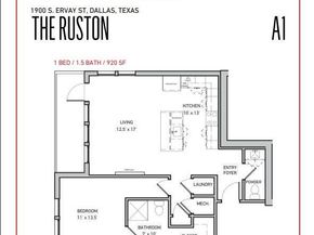 1900 S Ervay Street  316, Dallas Texas 75215
