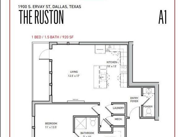 1900 S Ervay Street  316, Dallas Texas 75215