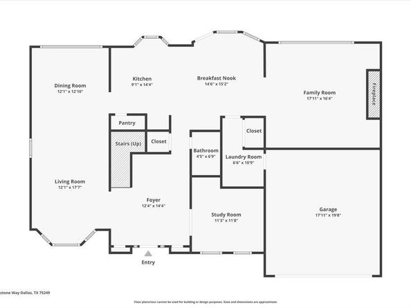 6204  Parkstone Way , Dallas Texas 75249