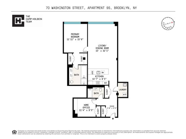 70 Washington Street 9S, Brooklyn NY 11201