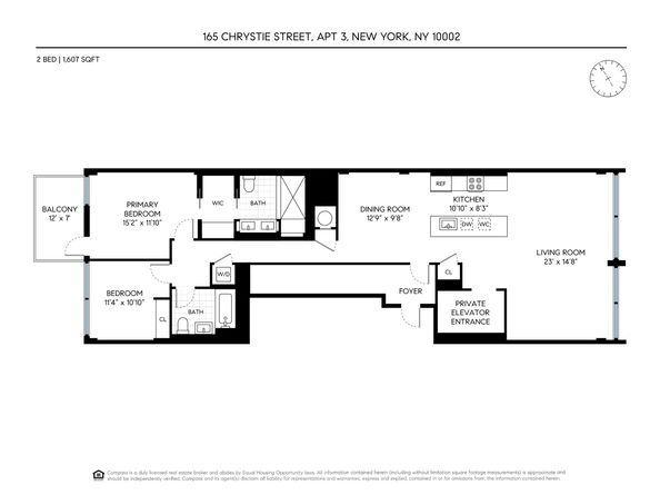 165 Chrystie Street 3, New York NY 10002